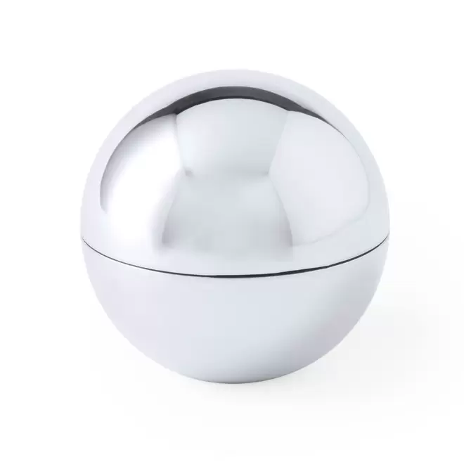 BAUME A LEVRE EN POT ROND PERSONNALISE 'KELIP SHINE' - argenté