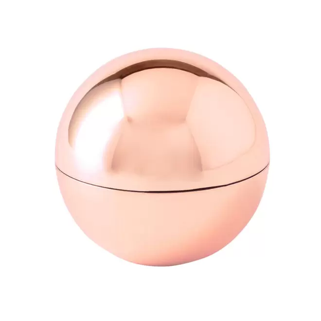 BAUME A LEVRE EN POT ROND PERSONNALISE 'KELIP SHINE' - rose