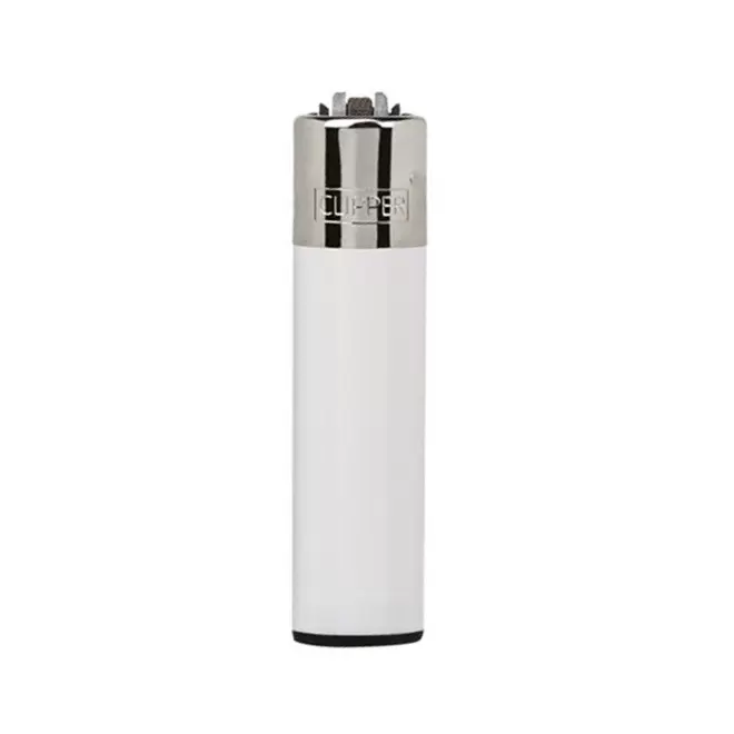 BRIQUET CLIPPER PERSONNALISABLE 'POCKET' - blanc