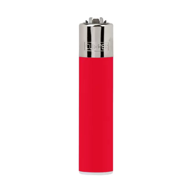 BRIQUET CLIPPER PERSONNALISABLE 'LARGE' - rouge