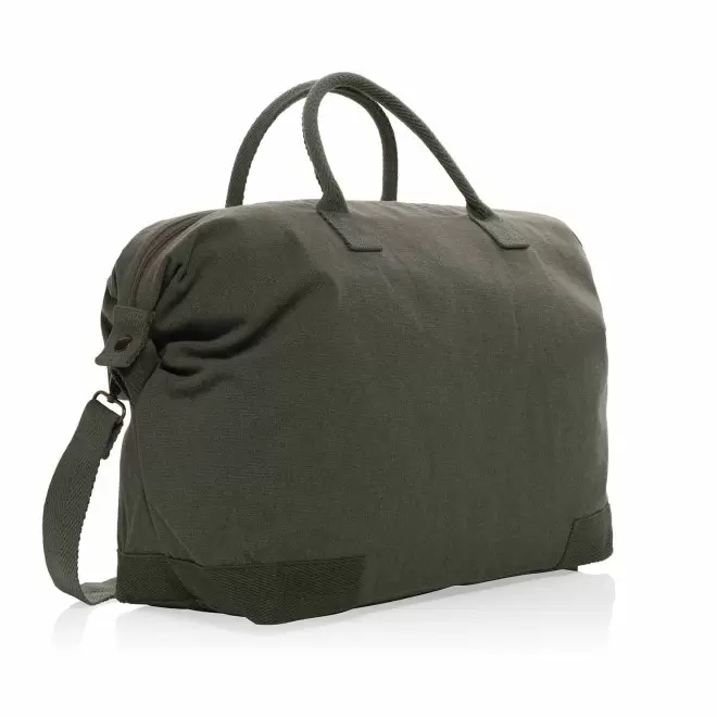 SAC WEEK-END TOILE RECYCLE PERSONNALISE 'VIHAR' - kaki