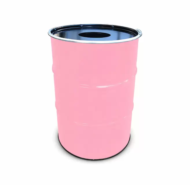 BARIL PERSONNALISABLE 'BAROUL COLOR POUBELLE' - rose pâle