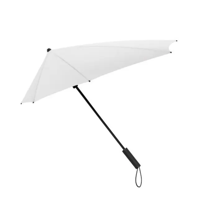 PARAPLUIE TEMPETE RPET PERSONNALISABLE 'SKYLO' - blanc