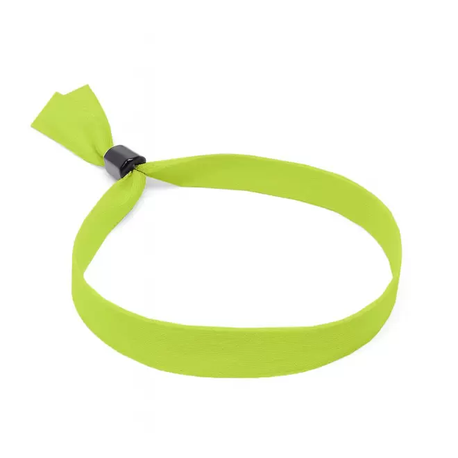 BRACELET TISSE PERSONNALISABLE 'ANIME TISSE PHOSPHO' - vert anis