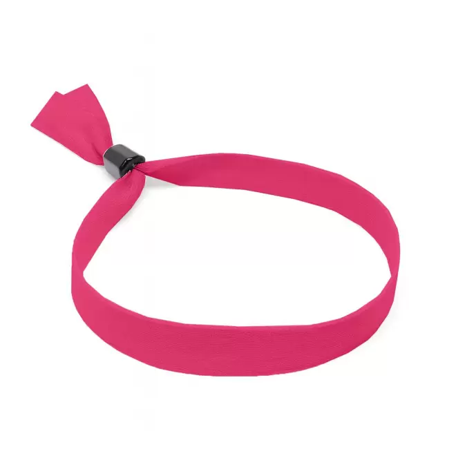 BRACELET TISSE PERSONNALISABLE 'ANIME TISSE PHOSPHO' - rose