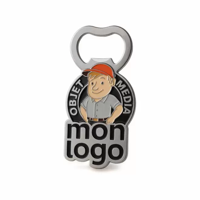 DECAPSULEUR EN ZAMAC PERSONNALISABLE 'ZAZA' - argenté