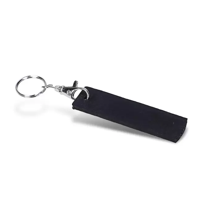 PORTE CLES EN PNEU RECYCLE PERSONNALISABLE 'MICHELINO' - noir