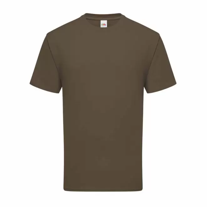 TEE-SHIRT MIXTE COULEUR PERSONNALISE 'MALBRO' 190G/M2 - marron