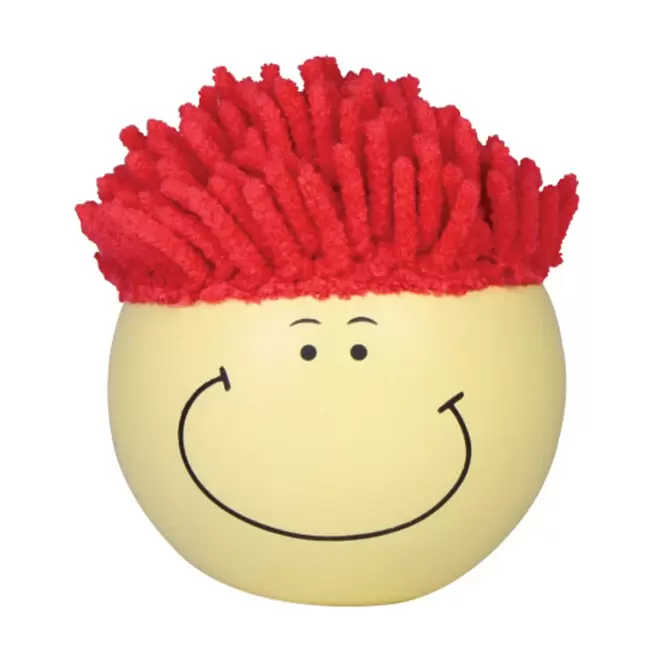 ANTISTRESS MICROFIBRE PERSONNALISE 'BEUBEU' - rouge