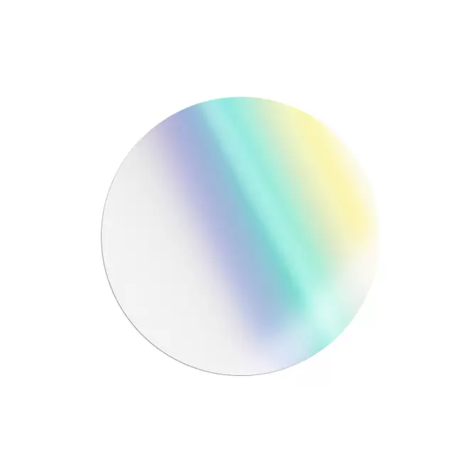 STICKER HOLOGRAPHIQUE ROND PERSONNALISABLE 'KLISTER HOLO' - 7 cm