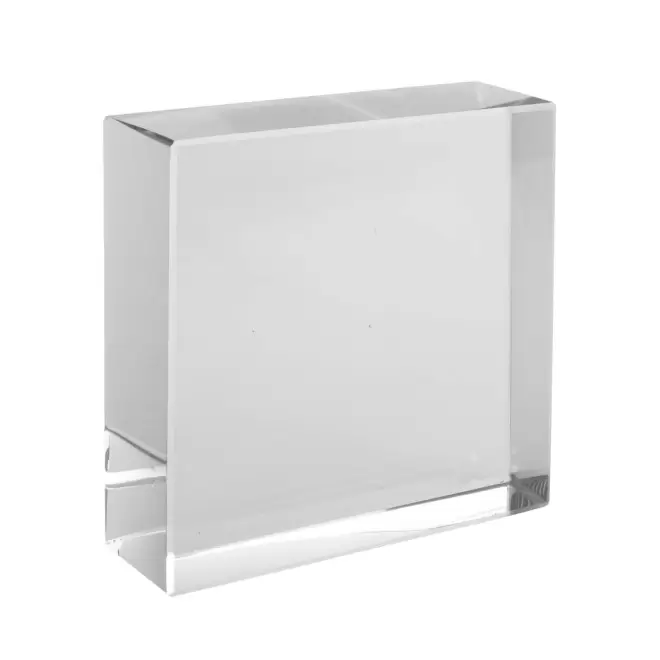 TROPHEE EN VERRE PERSONNALISE 'VICKY BLOC' - transparent