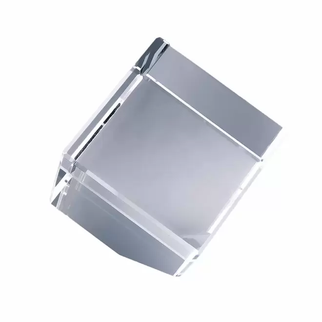 TROPHEE EN VERRE PERSONNALISE 'OWARD PAN COUPE 6 CM' - transparent