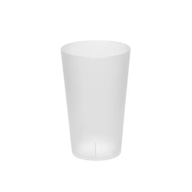 GOBELET REUTILISABLE 30 CL PERSONNALISABLE 'CUP BUDGET' - transparent givré