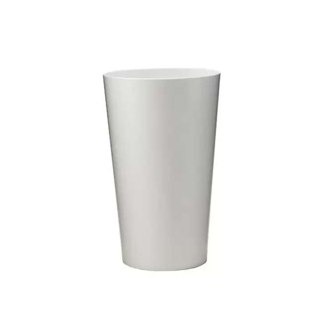 GOBELET REUTILISABLE 30 CL PERSONNALISABLE 'CUP BUDGET' - blanc