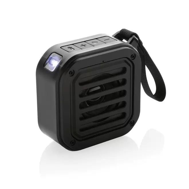 ENCEINTE SOLAIRE 3W PERSONNALISEE 'SOLUX' - noir