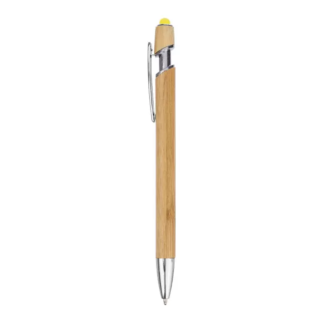 STYLO/STYLET PERSONNALISE EN BAMBOU 'PRINCY WOODY' - jaune