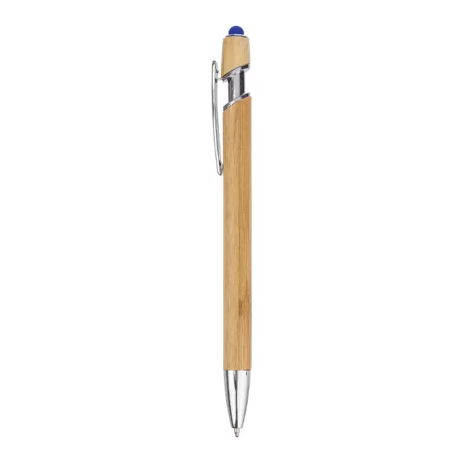 STYLO/STYLET PERSONNALISE EN BAMBOU 'PRINCY WOODY' - bleu cobalt