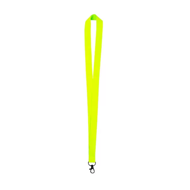 TOUR DE COU FLUO PERSONNALISE 'LUNGO FLUO' - jaune fluo