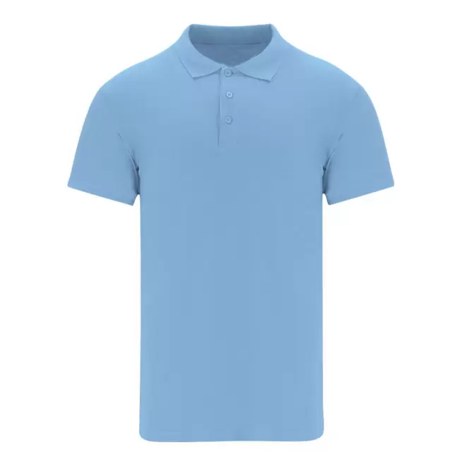 POLO MIXTE COULEUR PERSONNALISE 'TERIM' 200G/M2 - bleu clair