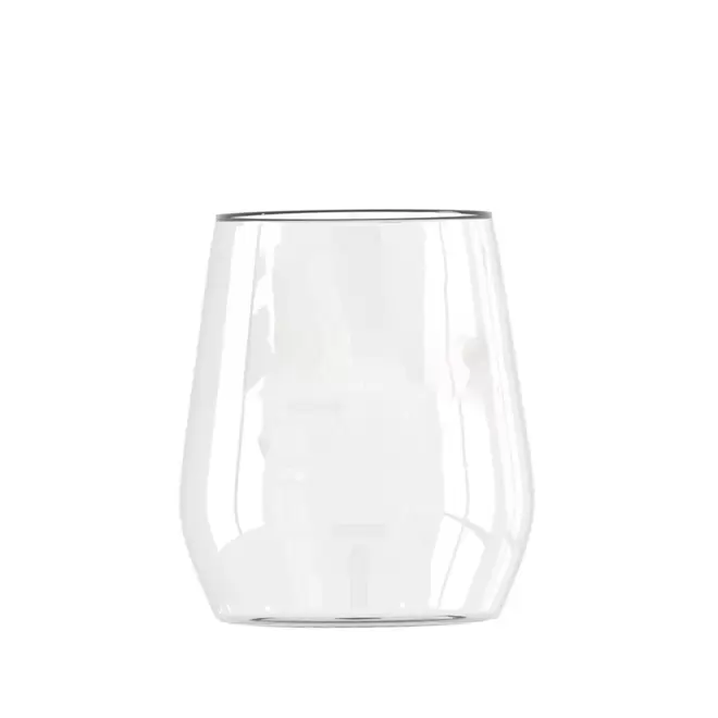 VERRE A EAU EN VERRE 38CL PERSONNALISE 'GLASS EAU' - transparent