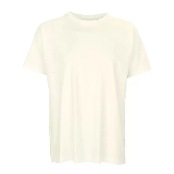 TEE-SHIRT PERSONNALISABLE OVERSIZE COULEUR HOMME 'BOXY' - écru