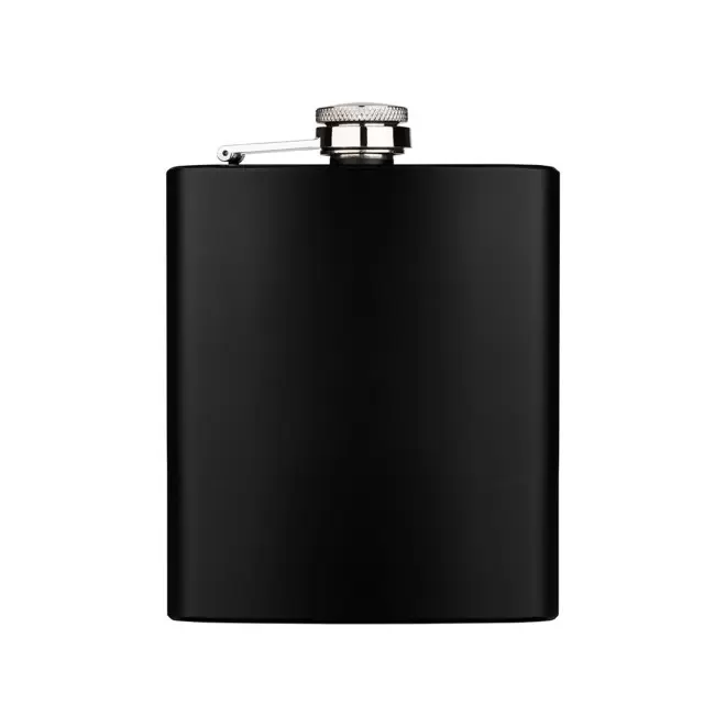 FLASQUE ACIER PERSONNALISABLE 'GUDYS DARK 198.1 ML' - noir