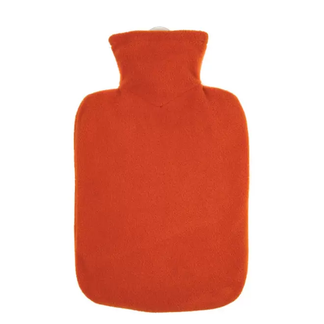 BOUILLOTTE 1.8L HOUSSE POLAIRE PERSONNALISABLE 'CALDA' - orange