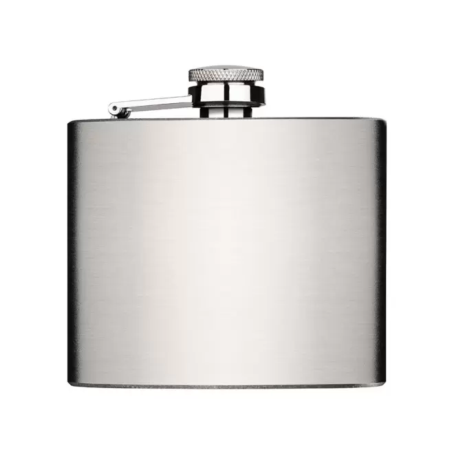 FLASQUE ACIER PERSONNALISABLE 'GUDYS 141.5 ML' - argenté