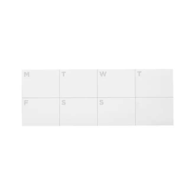 PLANNING STICKY-NOTES PERSONNALISABLE 'LOSA' - blanc