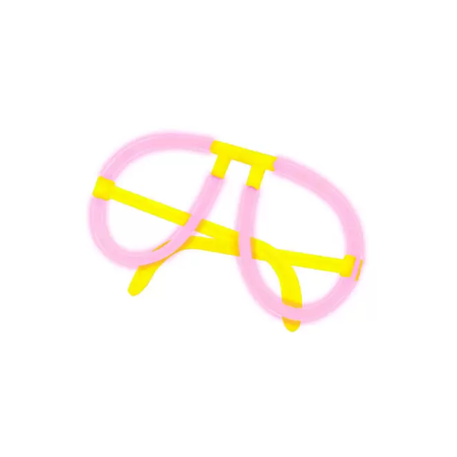 LUNETTES LUMINEUSES PERSONNALISEES 'LOCALOCA' - fuchsia