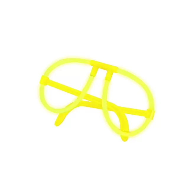 LUNETTES LUMINEUSES PERSONNALISEES 'LOCALOCA' - jaune fluo