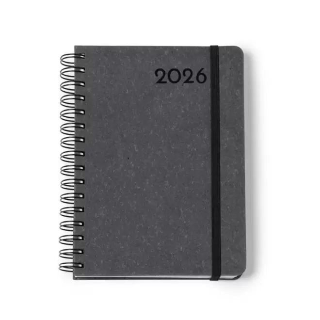 AGENDA JOURNALIER PERSONNALISE 'SWAG' - gris foncé