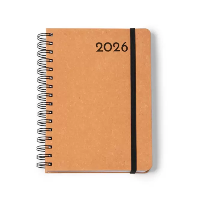 AGENDA JOURNALIER PERSONNALISE 'SWAG' - beige