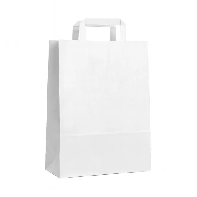 SAC KRAFT PERSONNALISE GRANDE QUANTITE 'BLANPA 34X14X43' - blanc
