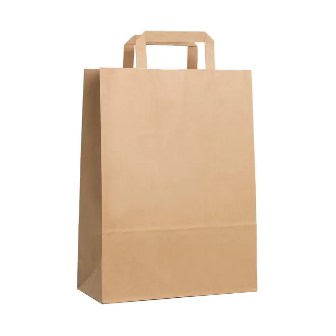 SAC KRAFT PERSONNALISE GRANDE QUANTITE 'BLANPA 34X14X43' - brun
