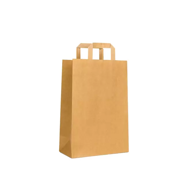 SAC KRAFT PERSONNALISE GRANDE QUANTITE 'BLANPA 23X10X33' - brun