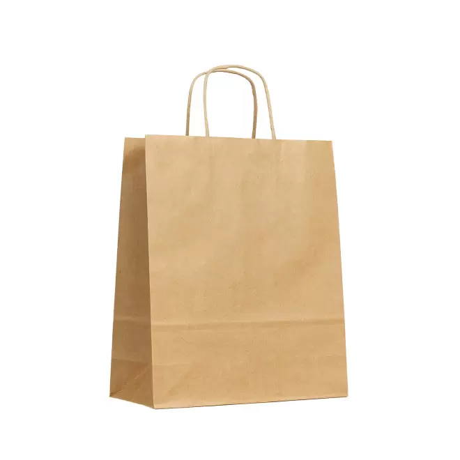 SAC KRAFT PERSONNALISE GRANDE QUANTITE 'TORSI 33X12X41' - brun