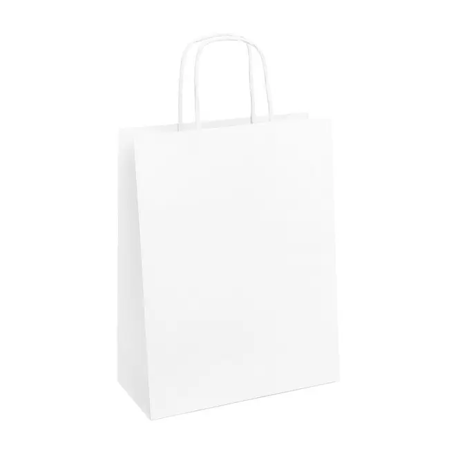 SAC KRAFT PERSONNALISE GRANDE QUANTITE 'TORSI 25X8X33' - blanc