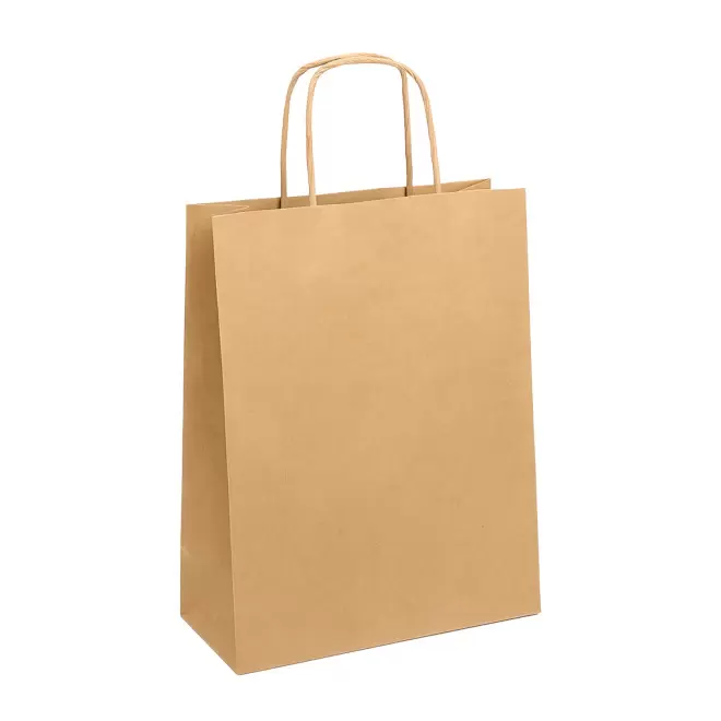 SAC KRAFT PERSONNALISE GRANDE QUANTITE 'TORSI 25X8X33' - brun