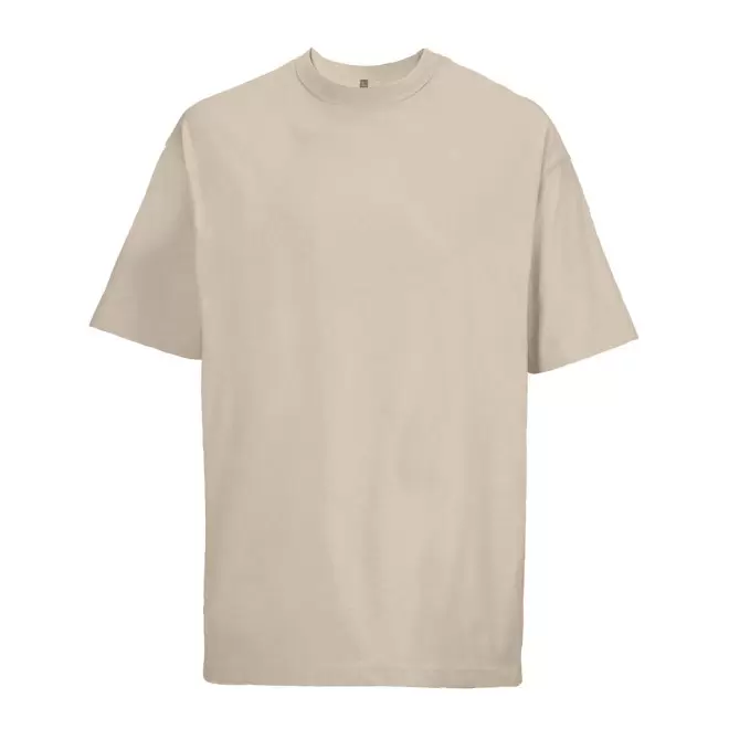 TEE-SHIRT PERSONNALISABLE OVERSIZE COULEUR HOMME 'BOXY' - lin