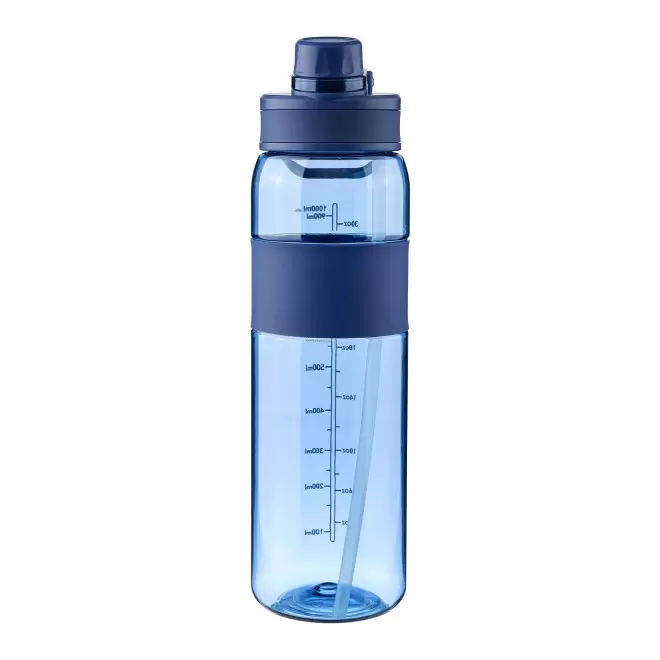GOURDE TRITAN GRIP SILICONE 900ML PERSONNALISABLE 'VERSATI' - bleu