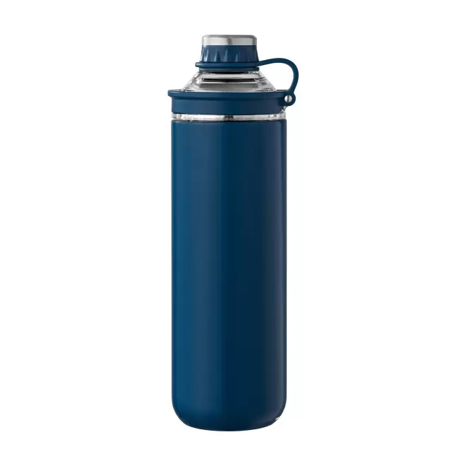 BOUTEILLE ISOTHERME PERSONNALISABLE 'METONI' - bleu