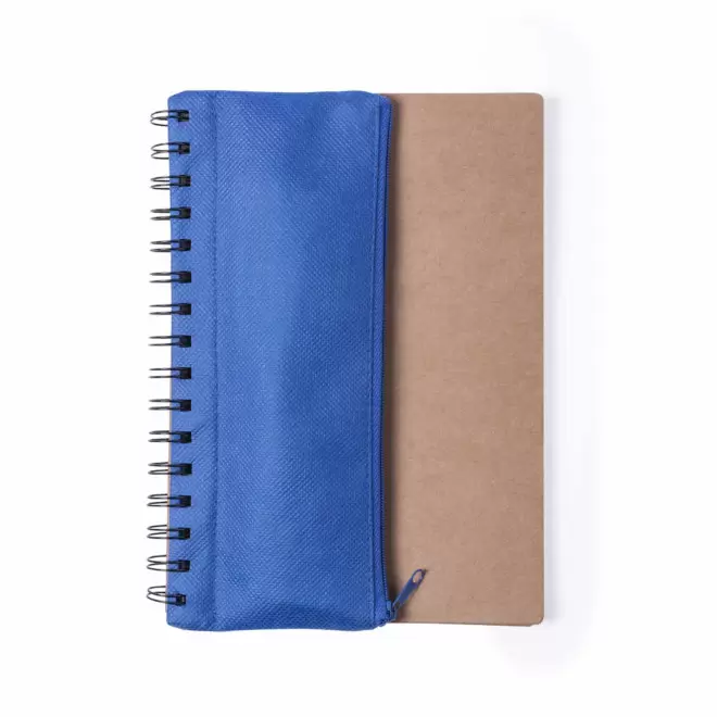CARNET AVEC TROUSSE PERSONNALISEE 'TROUSSO' - bleu