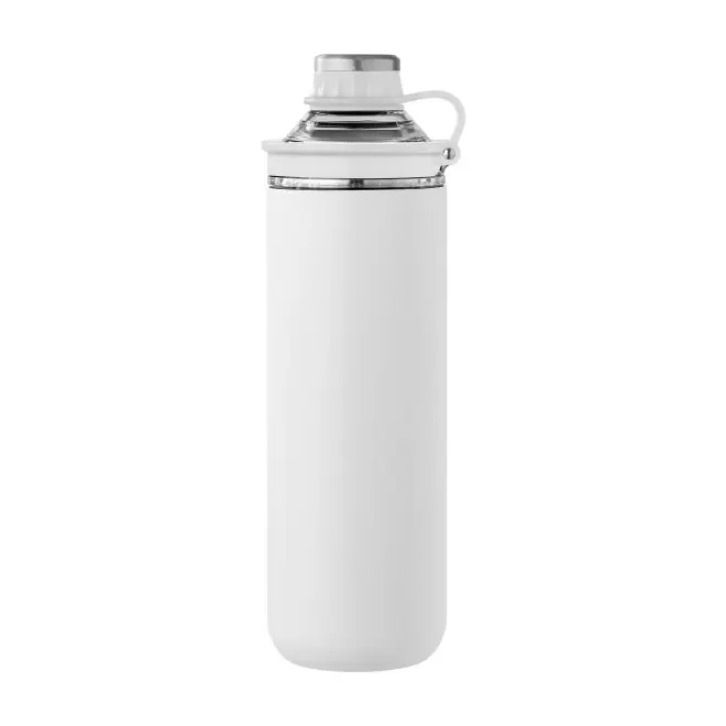 BOUTEILLE ISOTHERME PERSONNALISABLE 'METONI' - blanc