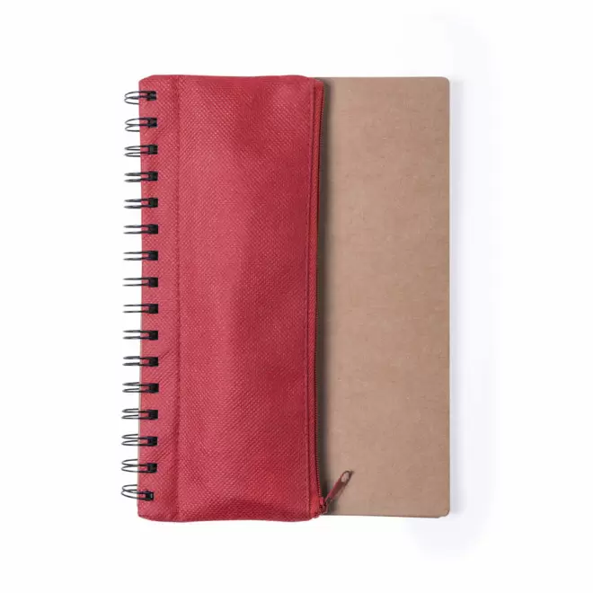 CARNET AVEC TROUSSE PERSONNALISEE 'TROUSSO' - rouge