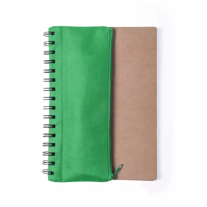 CARNET AVEC TROUSSE PERSONNALISEE 'TROUSSO' - vert