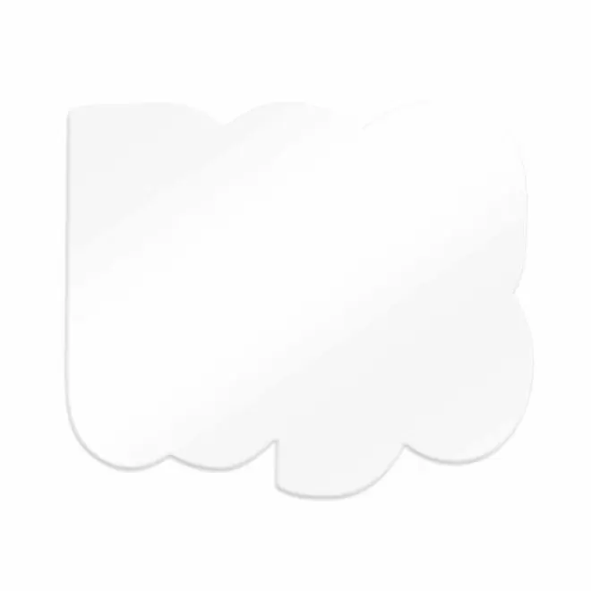 ETIQUETTE HANDTAG CADEAU PERSONNALISABLE 'YORSY ACRYLIQUE' - blanc