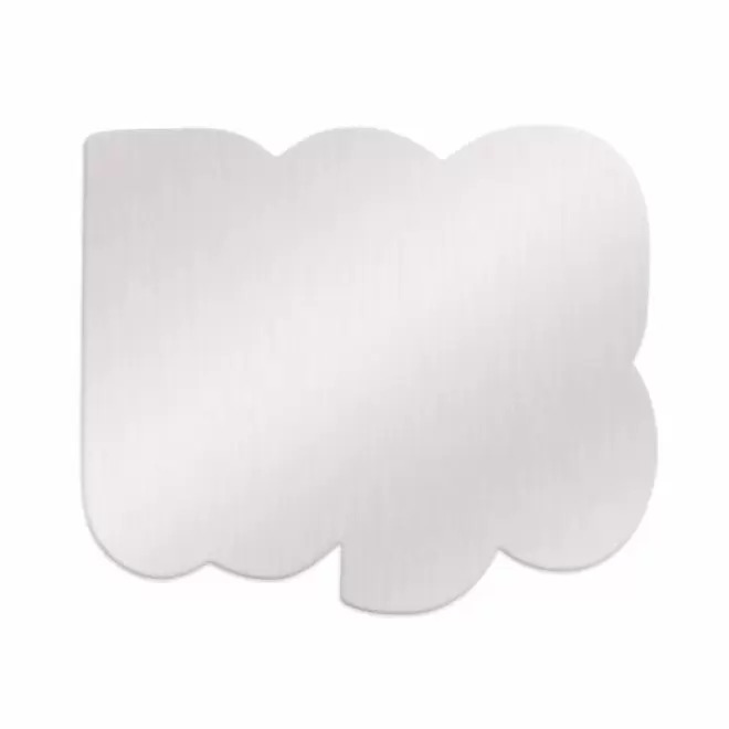 ETIQUETTE HANDTAG CADEAU PERSONNALISABLE 'YORSY ACRYLIQUE' - argenté