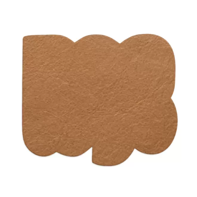 ETIQUETTE HANDTAG CADEAU PERSONNALISABLE 'YORSY CUIR' - marron