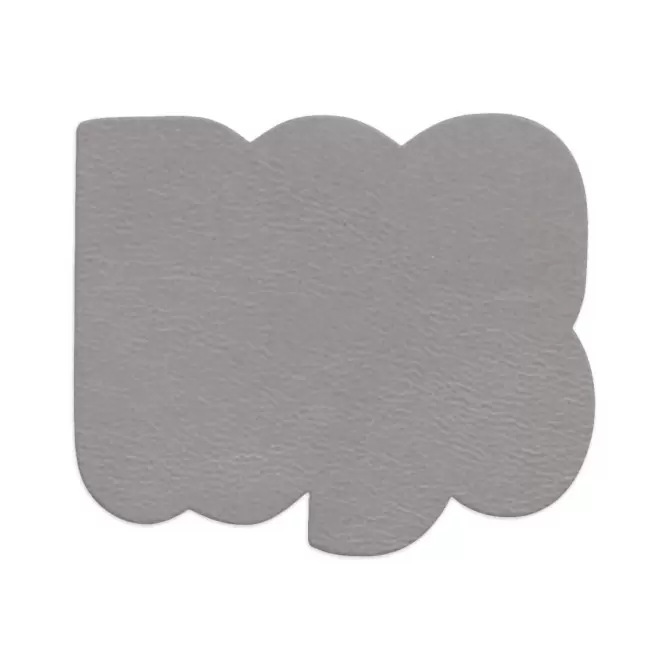 ETIQUETTE HANDTAG CADEAU PERSONNALISABLE 'YORSY CUIR' - gris